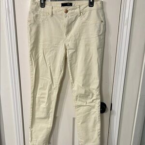 1822 Denim Cream Skinny Jeans Classic Style